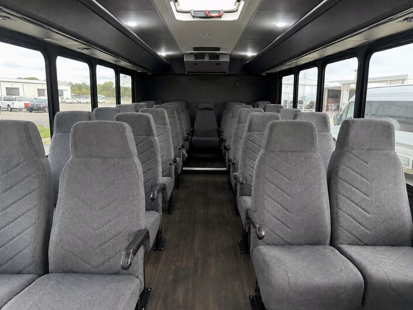 20 passenger minibus interior