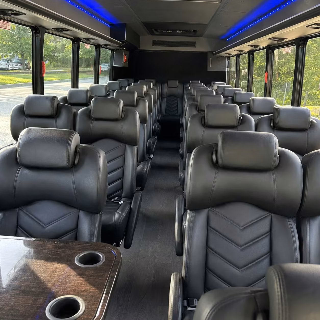 30 passenger minibus interior