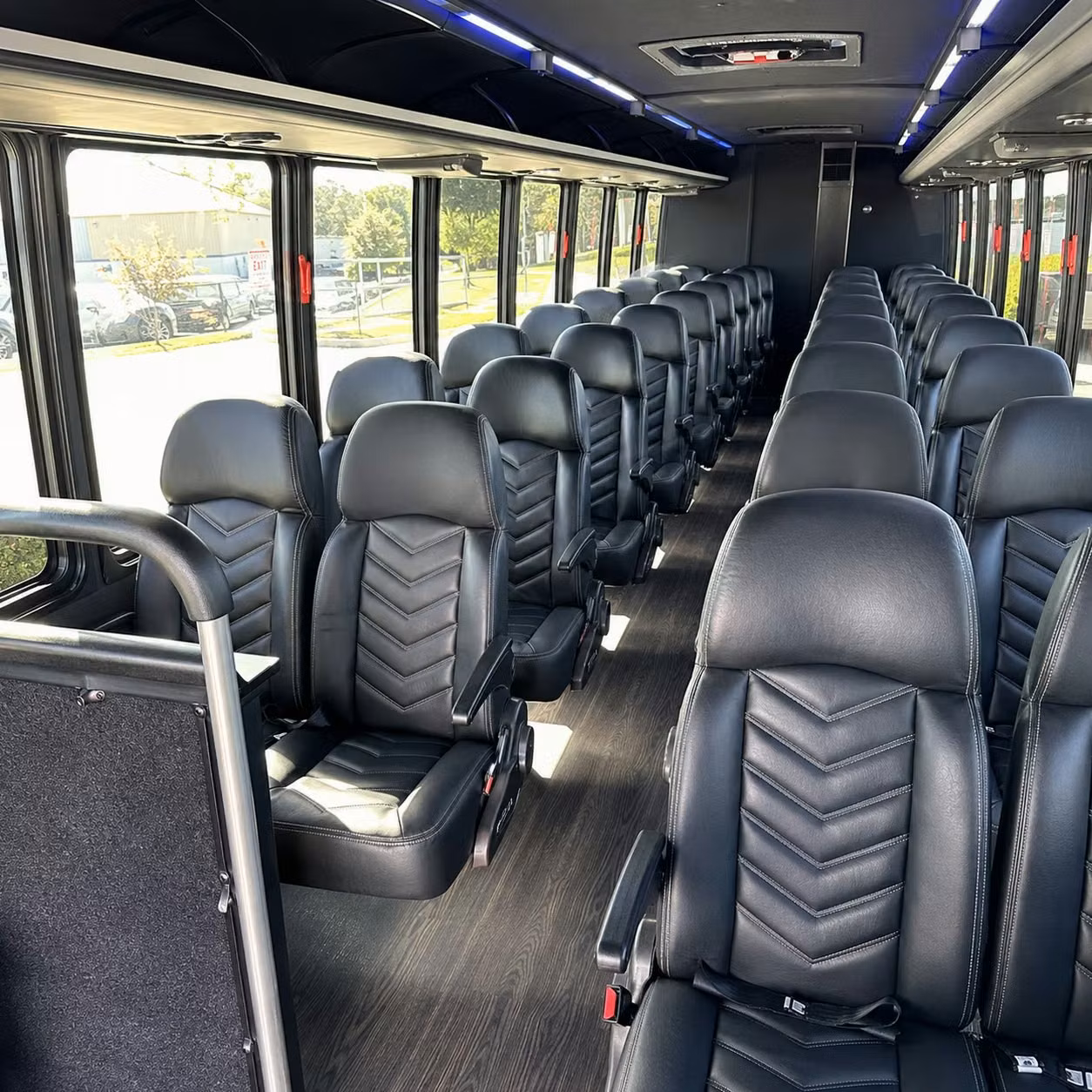 35 passenger minibus interior