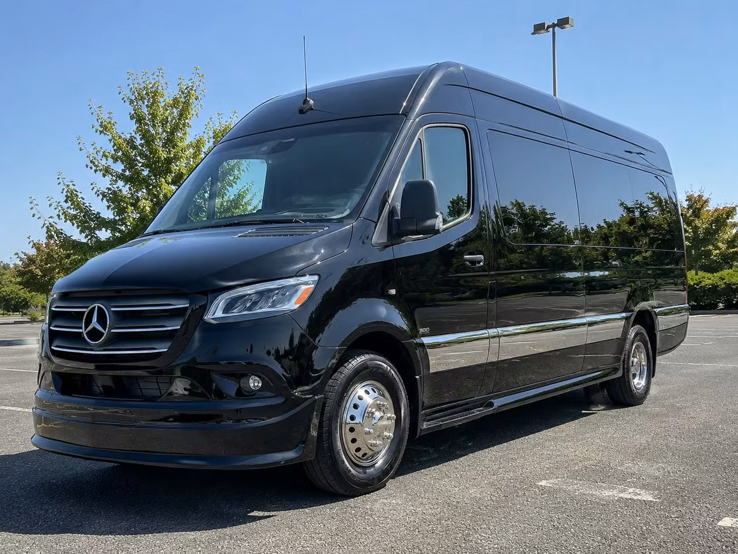 sprinter van with driver